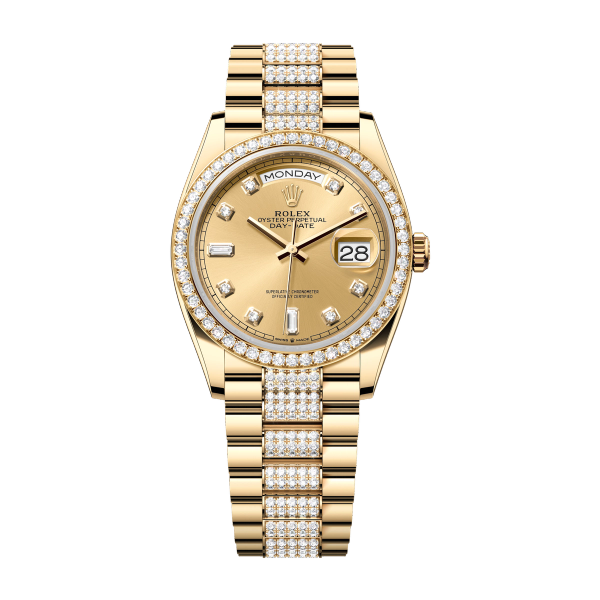 Rolex Day-Date 36 Champagne Yellow Gold 36mm