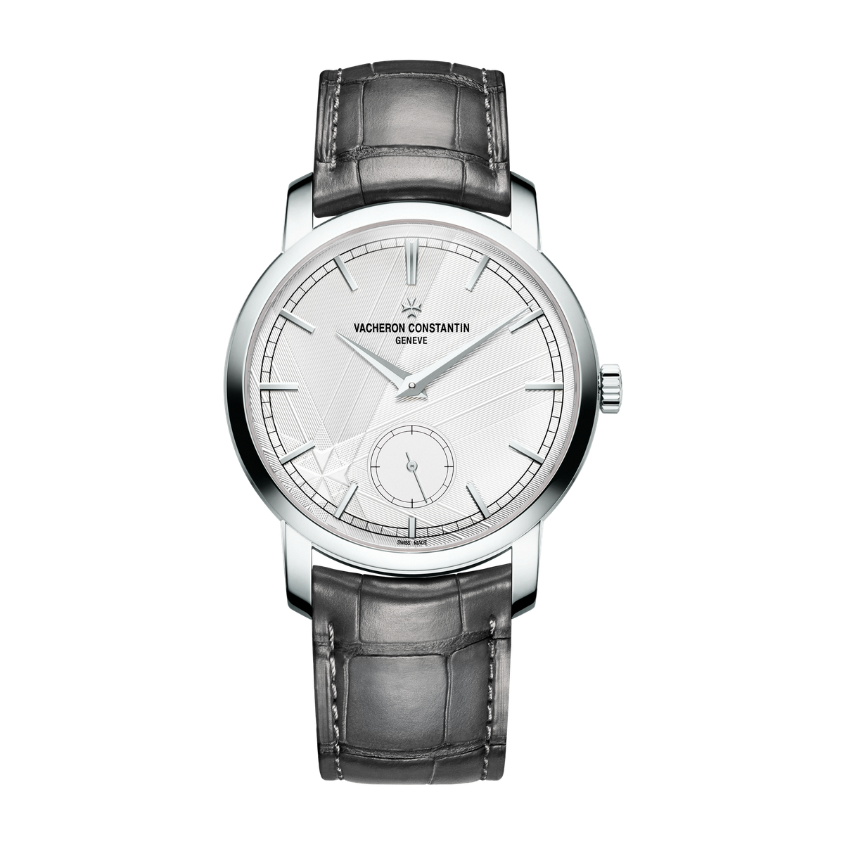 Vacheron Constantin Traditionnelle Manual-winding Silver Platinum Alligator Leather 38mm