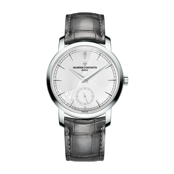 Vacheron Constantin Traditionnelle Manual-winding Silver Platinum Alligator Leather 38mm