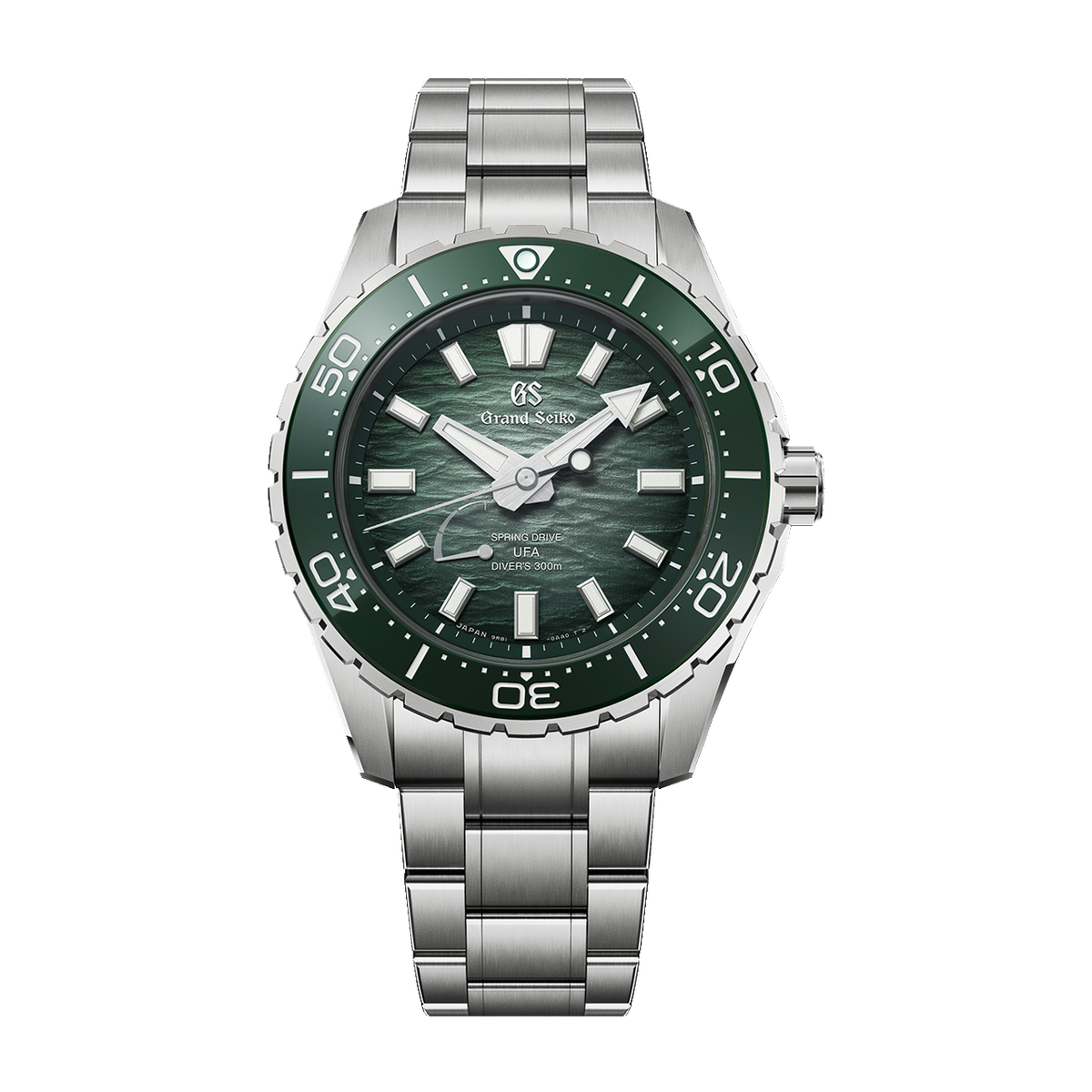 Grand Seiko "Ushio" Evolution 9 Spring Drive U.F.A. Green Titanium 40.8mm