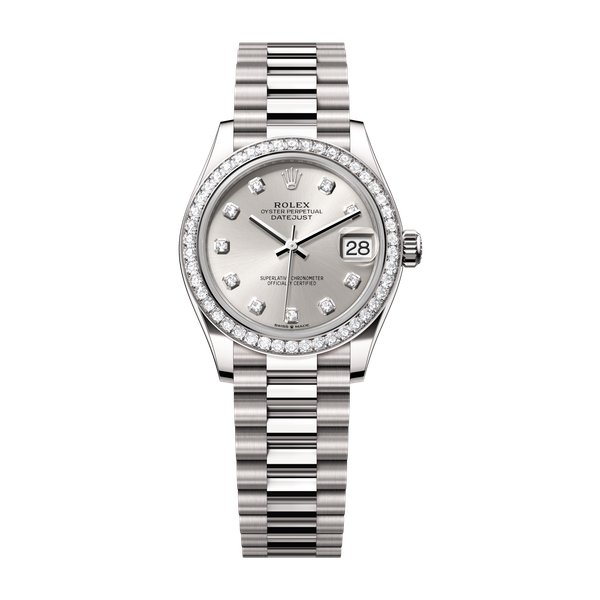 Rolex Datejust 31 Silver White Gold 31mm