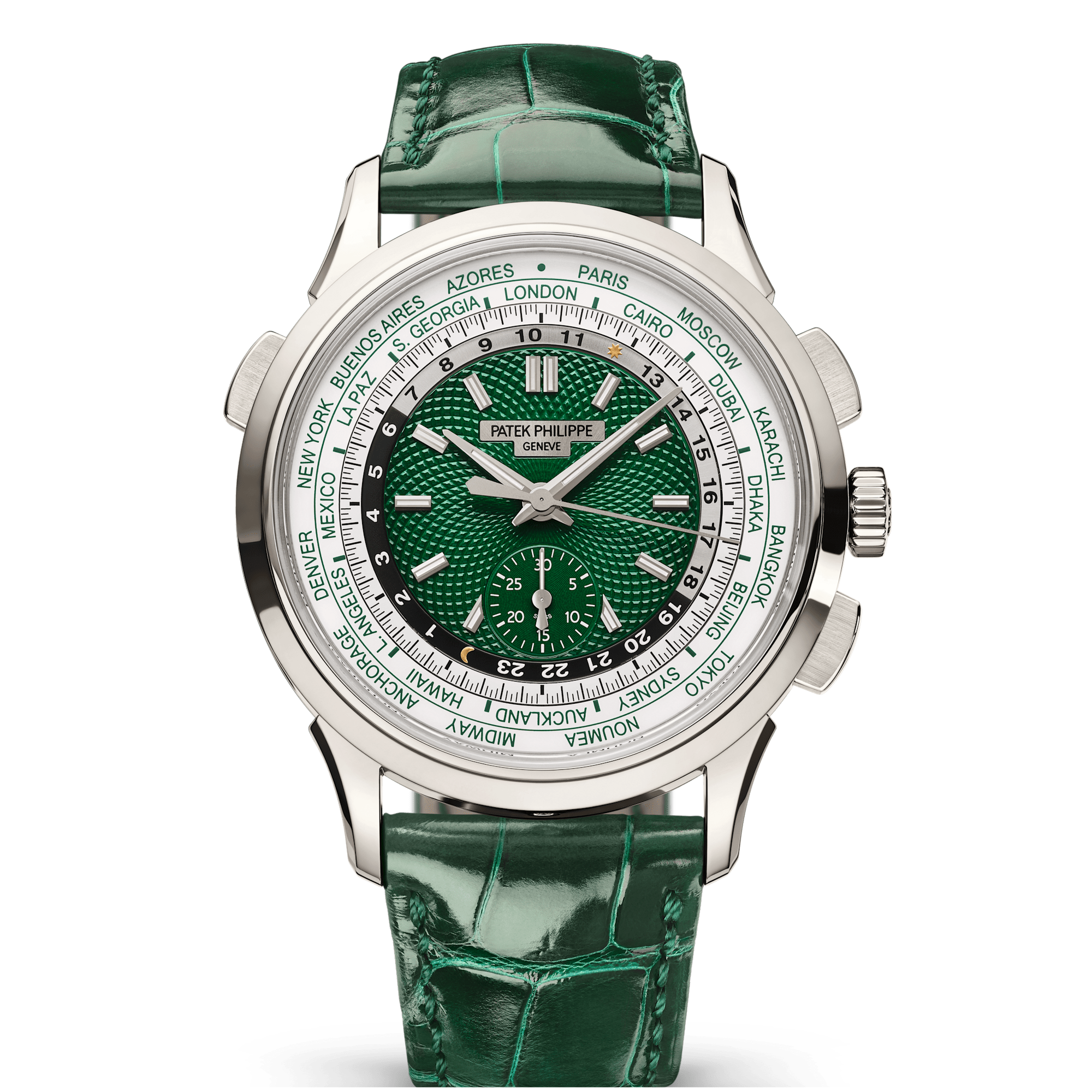Patek Philippe Grand Complications Green Platinum Leather 40mm