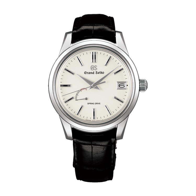 Grand Seiko Elegance Contemporary Classics Ivory Steel Alligator Leather 40.2mm
