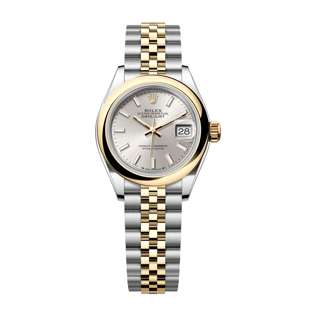 Rolex Lady-Datejust Silver Two-Tone 28mm