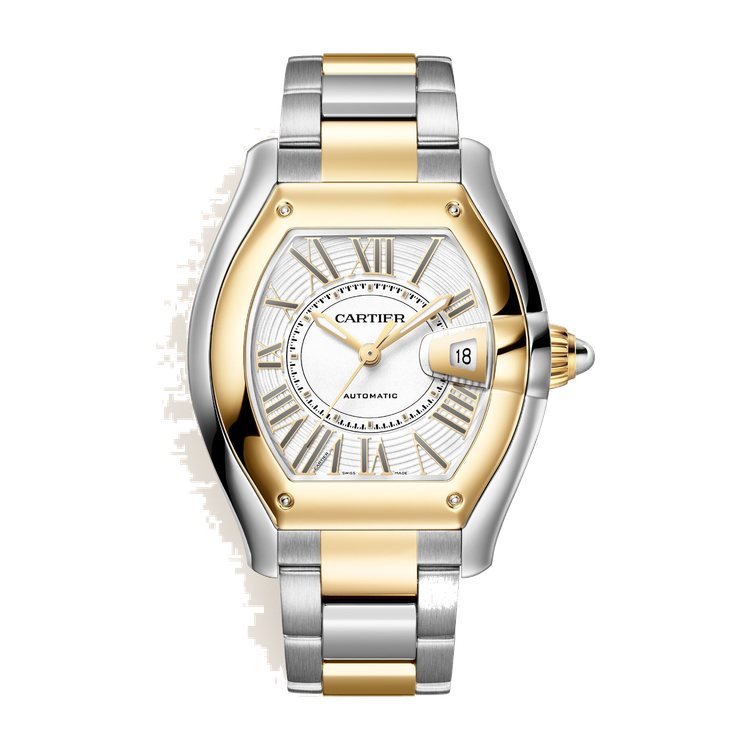 Cartier Roadster Large White Two-Tone 38.8mm