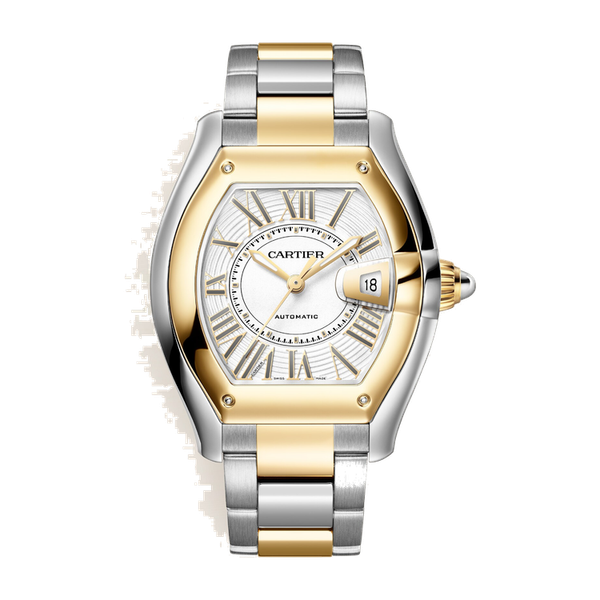 Cartier Roadster Large White Two-Tone 38.8mm