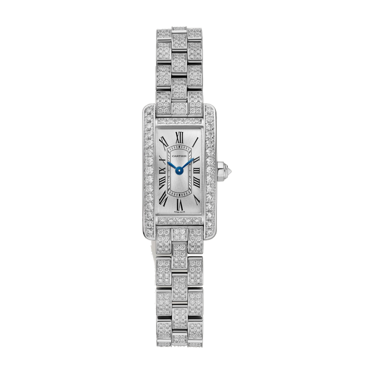 Cartier Tank Américaine Silver White Gold 15.2mm