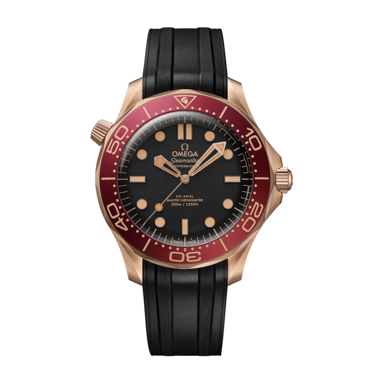 Omega Seamaster Diver 300M Black Bronze Rubber 42mm
