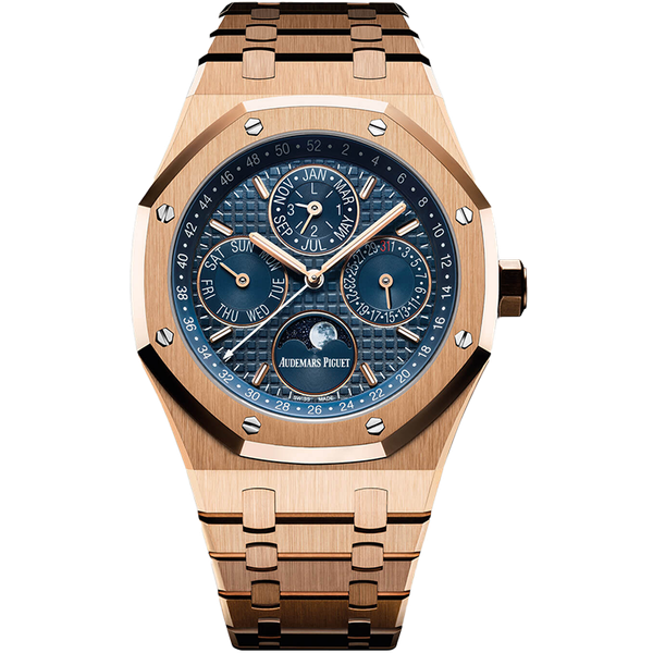 Audemars Piguet Royal Oak Perpetual Calendar Blue Rose Gold 41mm