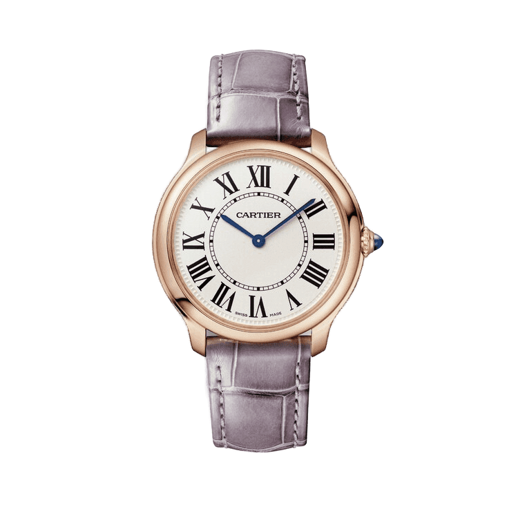 Cartier Ronde Louis White Leather 36mm