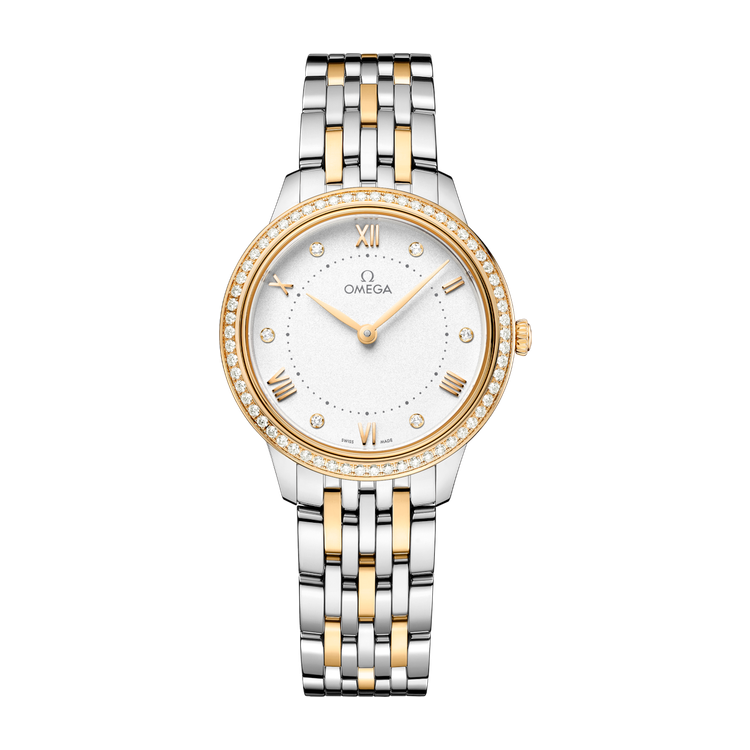 Omega De Ville Prestige Silver Two-Tone 30mm