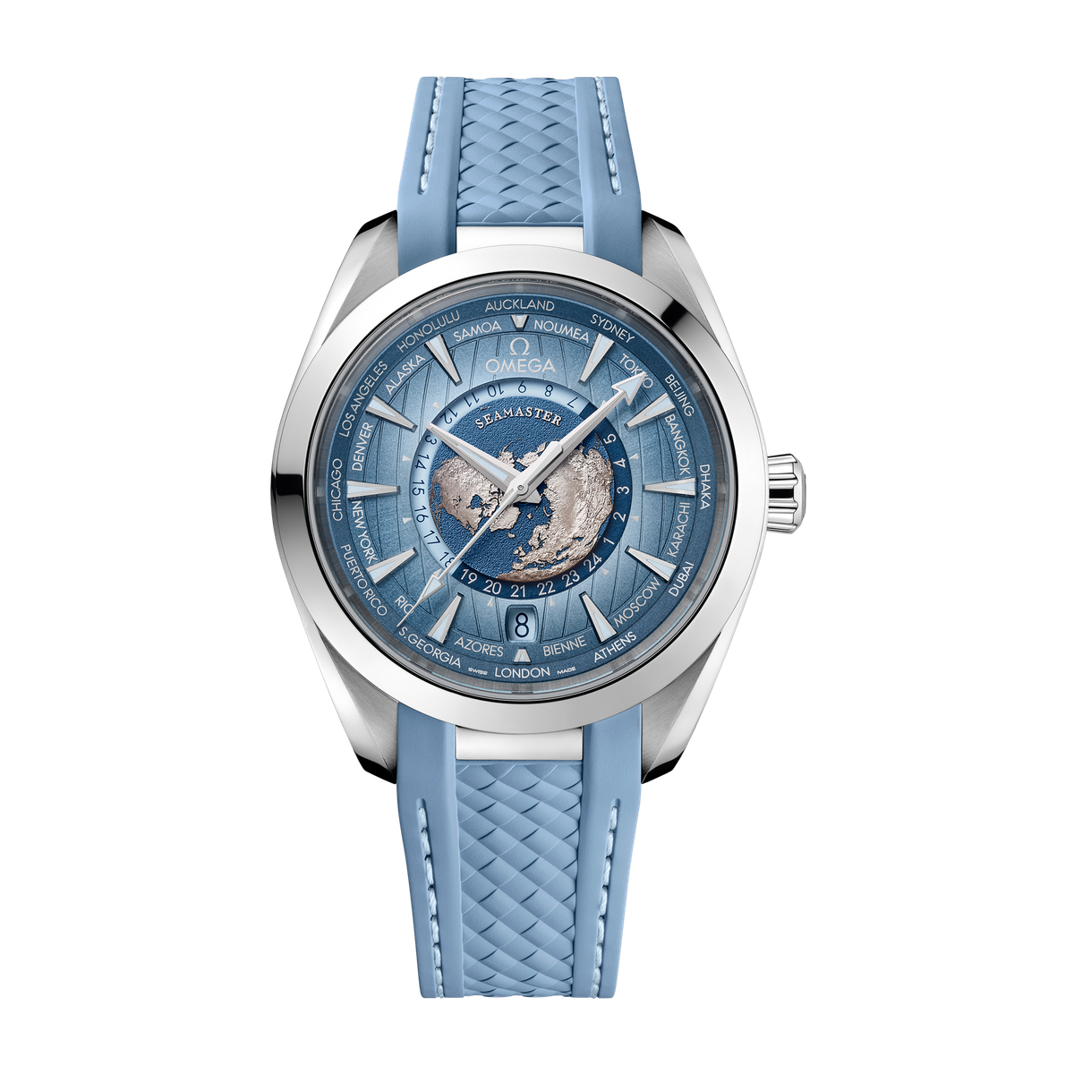 Omega Seamaster Aqua Terra 150M Blue Steel Rubber 43mm