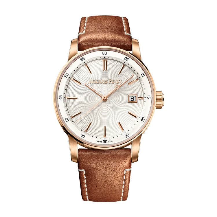 Audemars Piguet Code 11.59 Selfwinding Grey Rose Gold Leather 38mm