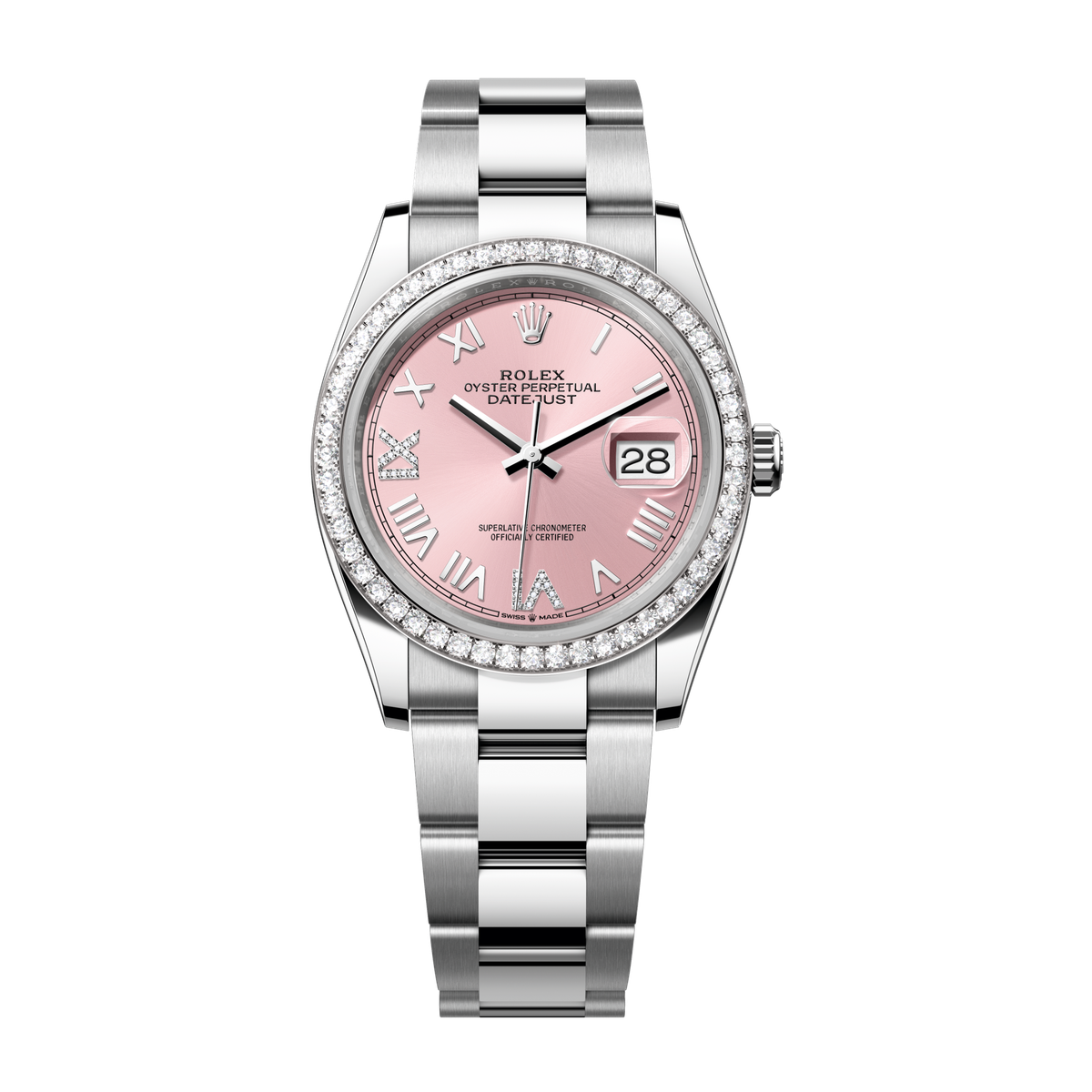 Rolex Datejust 36 Pink Steel & White Gold 36mm