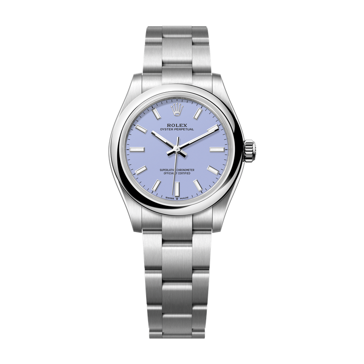 Rolex Oyster Perpetual 31 Purple Steel 31mm