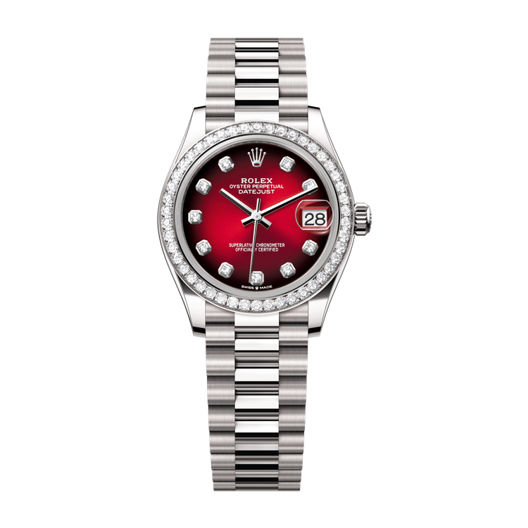 Rolex Datejust 31 Red White Gold 31mm