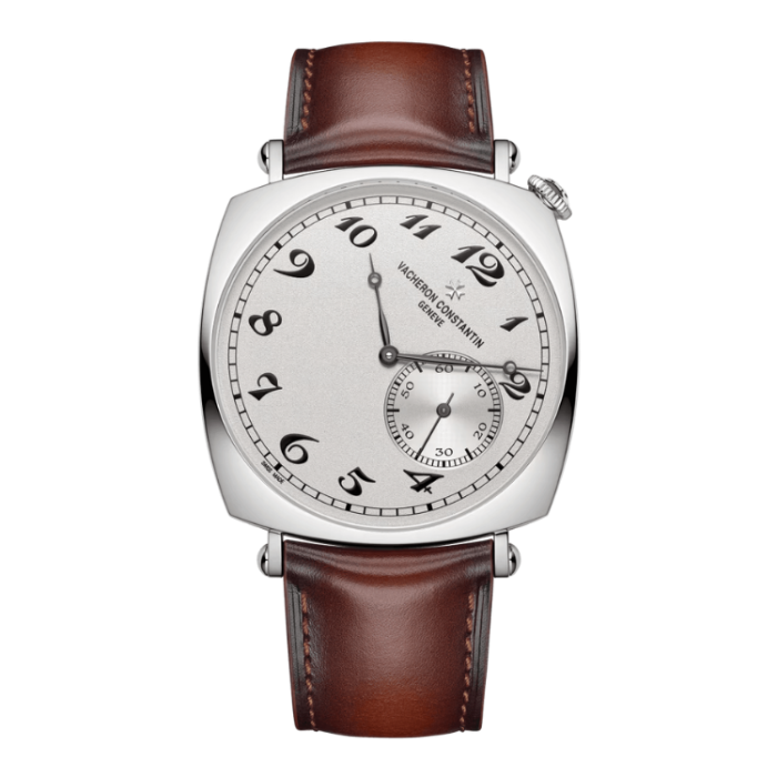 Vacheron Constantin Historiques American 1921 Silver White Gold Leather 40mm
