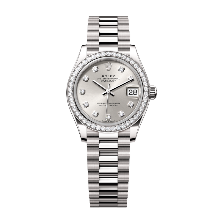 Rolex Datejust 31 Silver White Gold 31mm