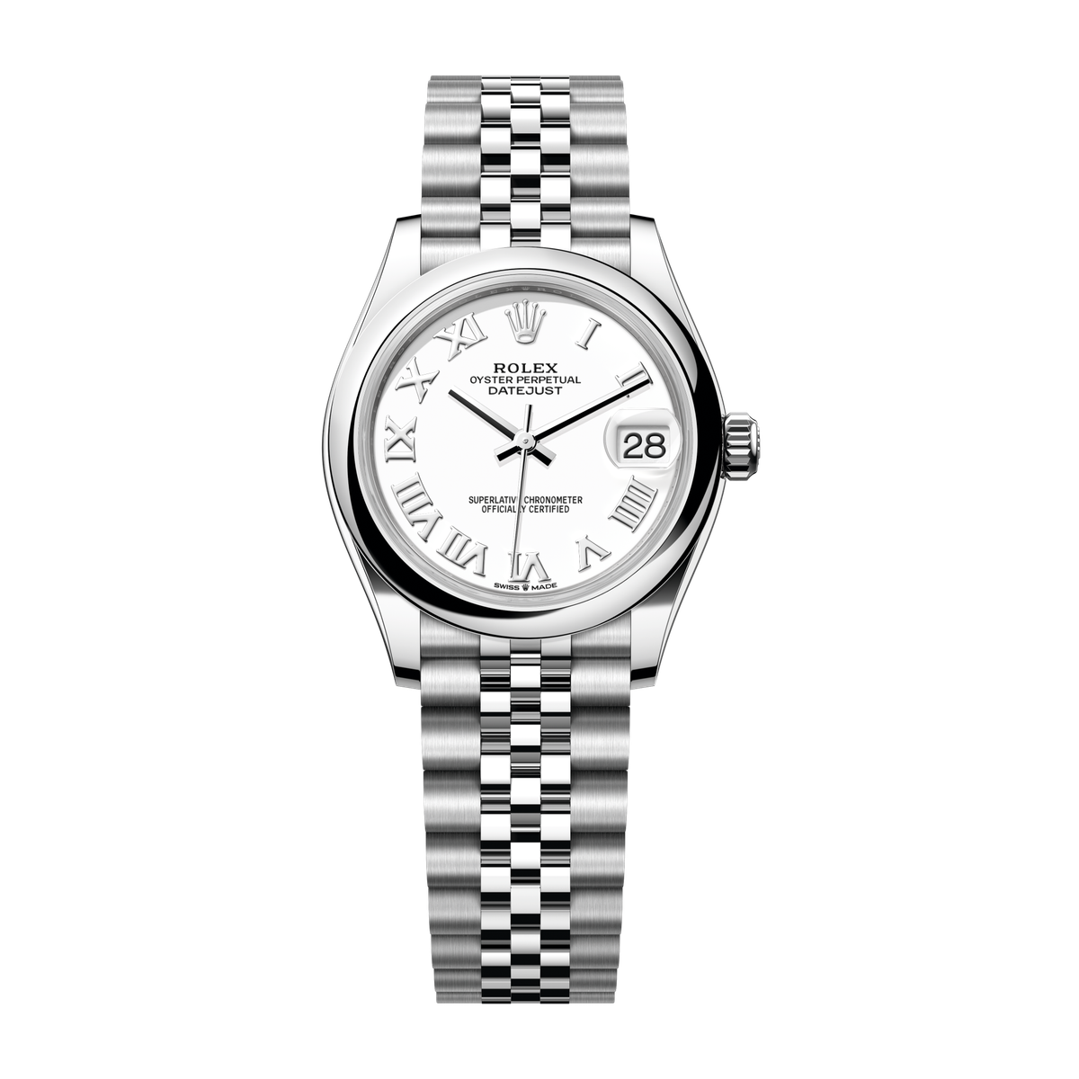 Rolex Datejust 31 White Steel 31mm