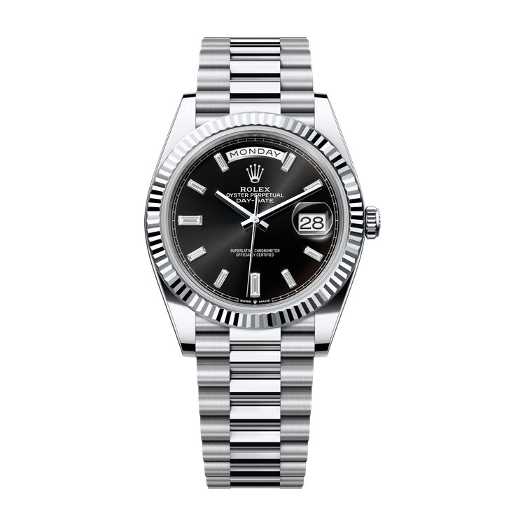 Rolex Day-Date 40 Black Platinum 40mm
