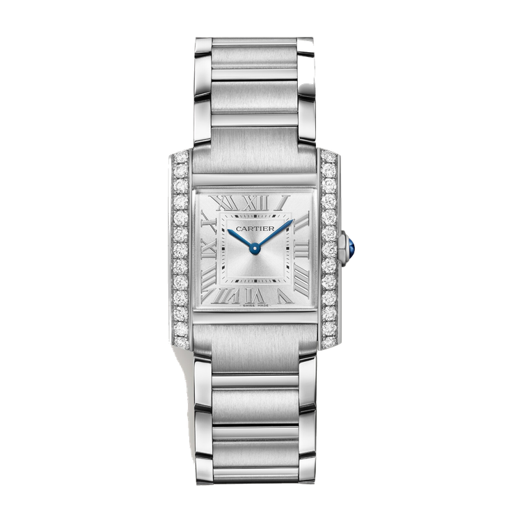 Cartier Tank Française Silver Steel 27mm