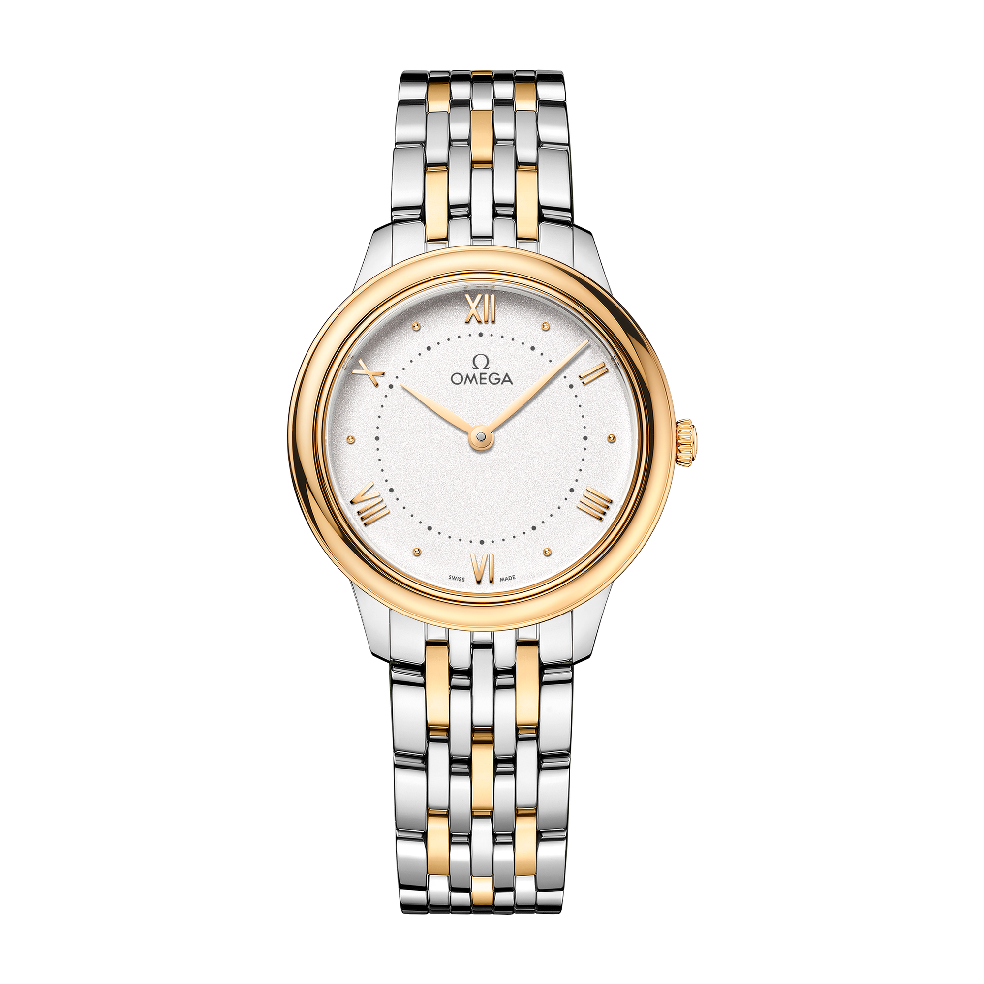 Omega De Ville Prestige Silver Two-Tone 30mm
