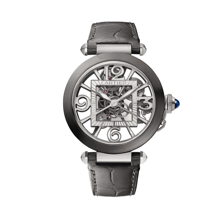 Cartier Pasha Skeleton Leather 41mm