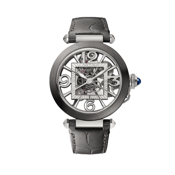 Cartier Pasha Skeleton Leather 41mm