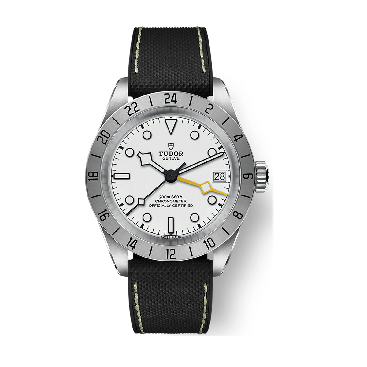 Tudor Black Bay Pro White Steel Leather 39mm