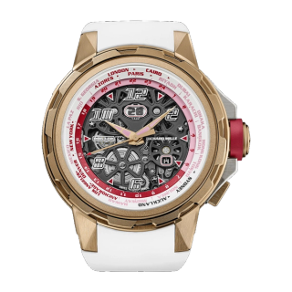 Richard Mille RM 63-02 Skeleton Rose Gold Rubber 47mm