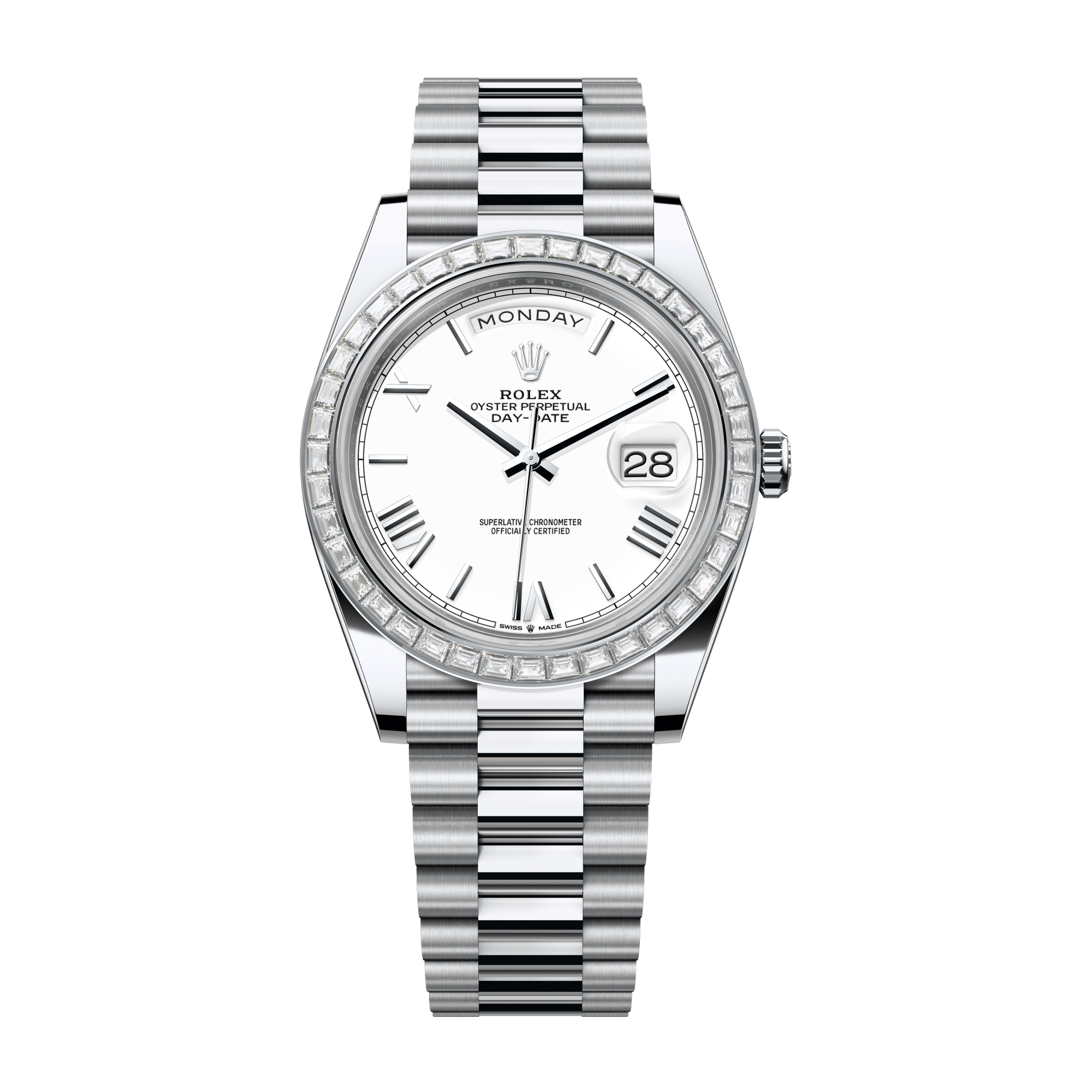 Rolex Day-Date 40 White Platinum 40mm
