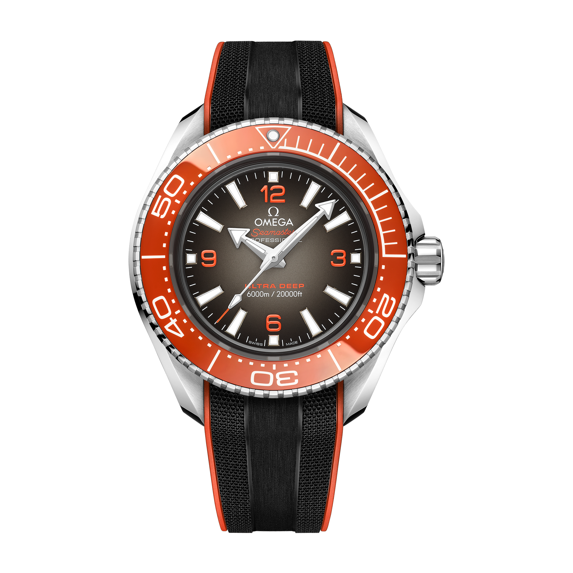 Omega "Ultra Deep" Seamaster Planet Ocean 6000M Grey Steel Rubber 45.5mm