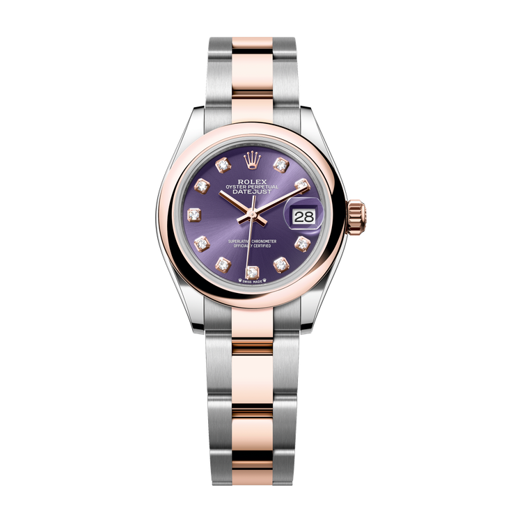 Rolex Lady-Datejust Purple Two-Tone 28mm