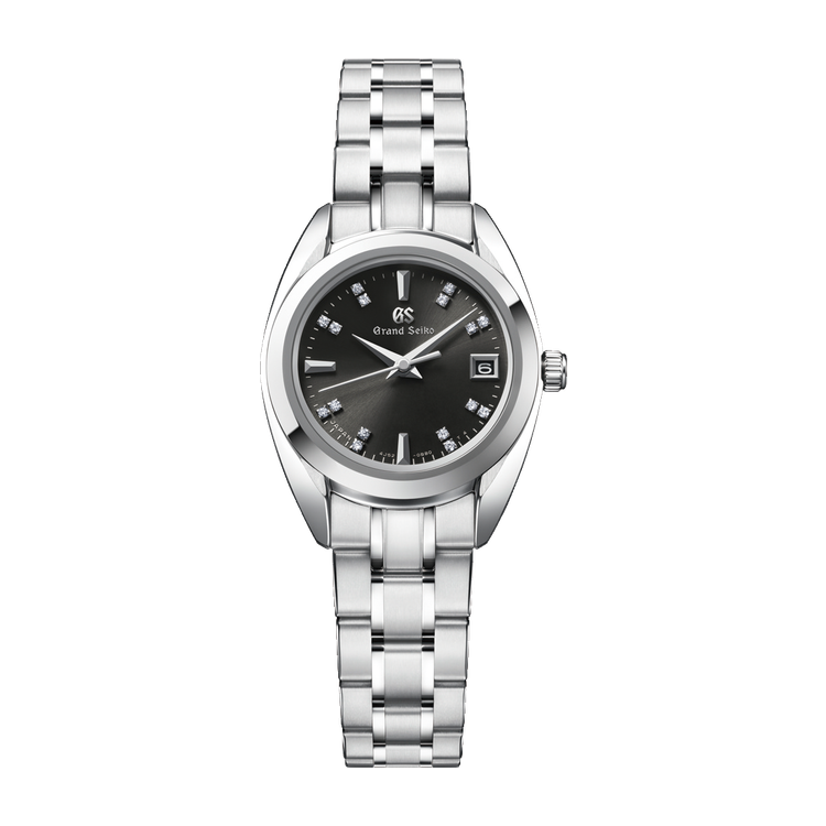 Grand Seiko Heritage Refined Essentials Dark Grey Steel Alligator Leather 26mm