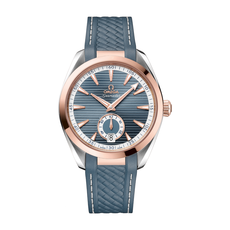 Omega Seamaster Aqua Terra 150M Blue Two-Tone Rubber 41mm