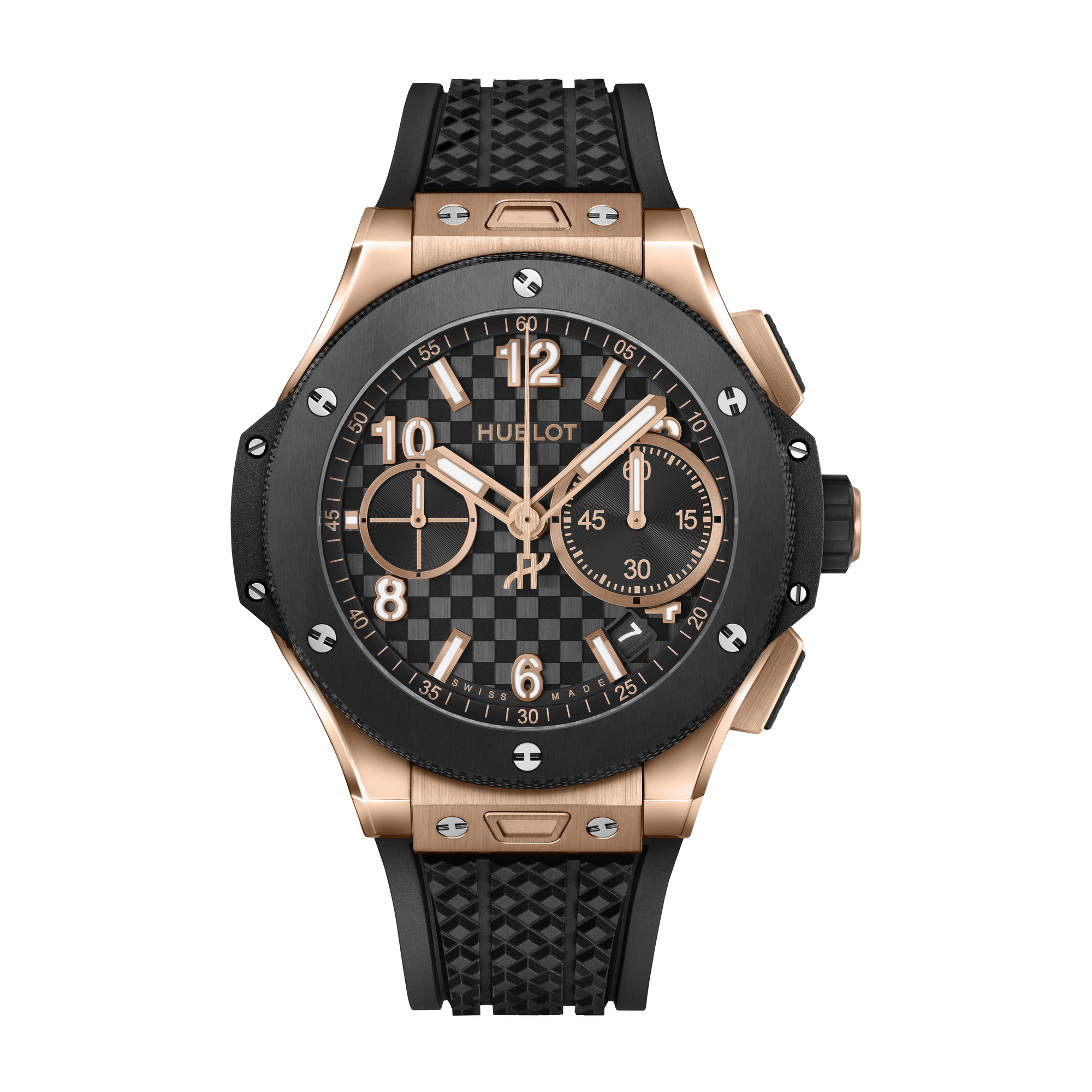 Hublot Big Bang Original Unico Black King Gold & Ceramic Rubber 43mm