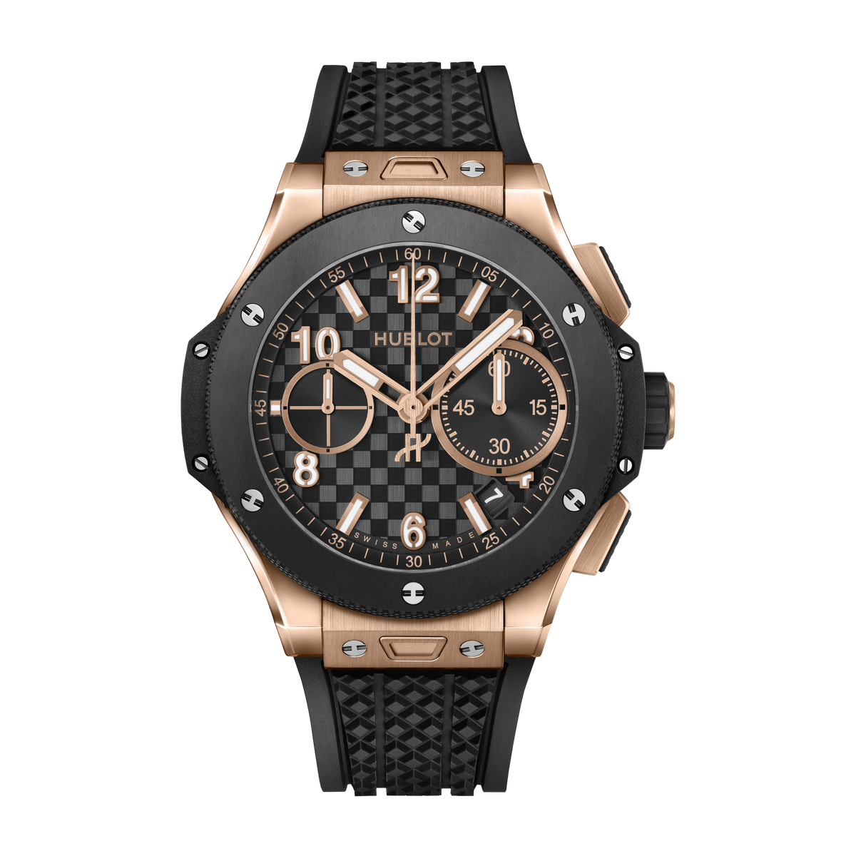 Hublot Big Bang Original Unico Black King Gold & Ceramic Rubber 43mm