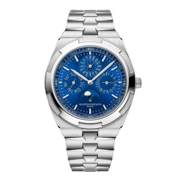 Vacheron Constantin Overseas Perpetual Calendar Ultra-thin Blue White Gold 41.5mm