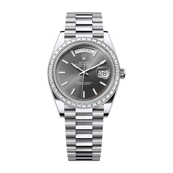 Rolex Day-Date 40 Dark Grey Platinum 40mm