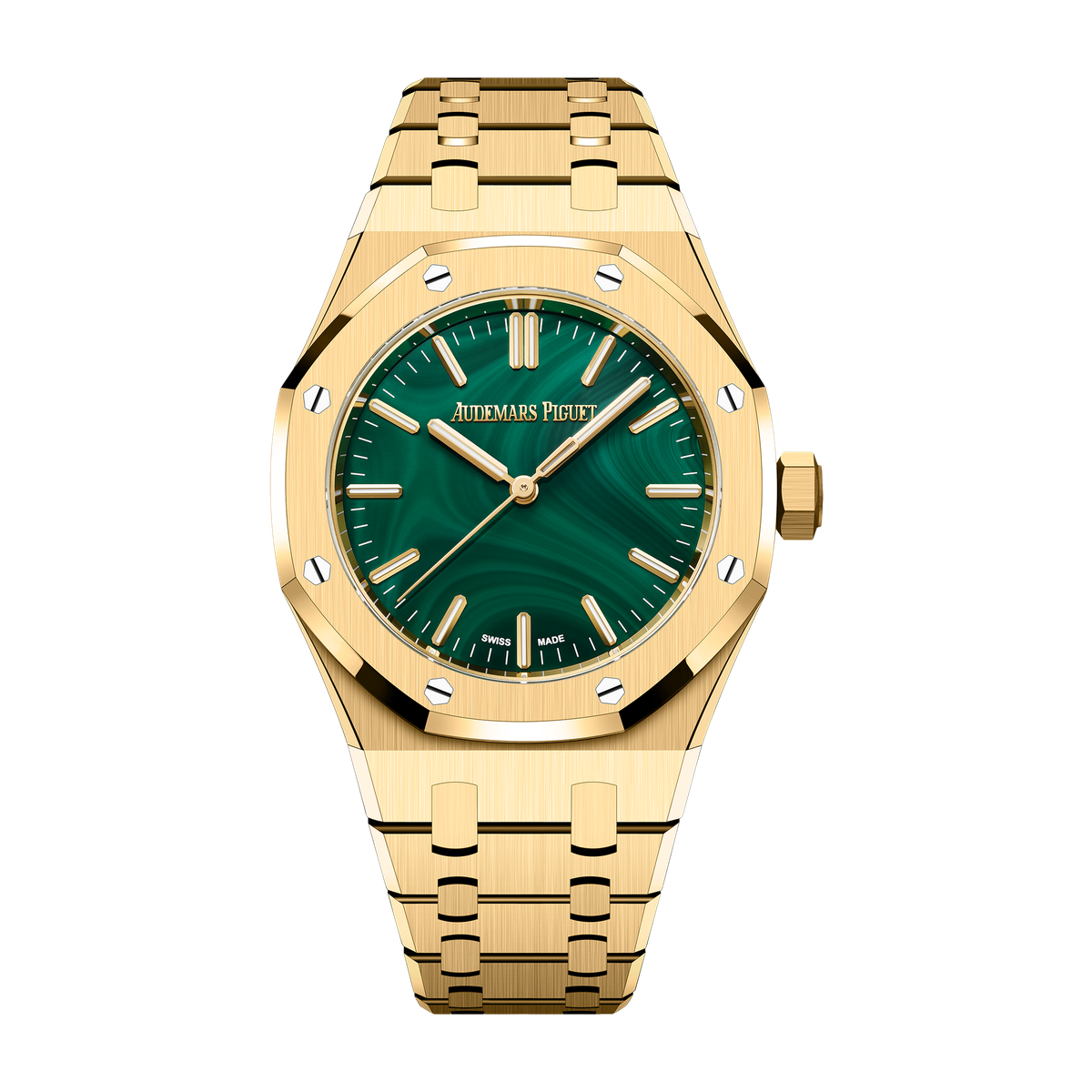 Audemars Piguet Royal Oak Selfwinding Green Yellow Gold 37mm