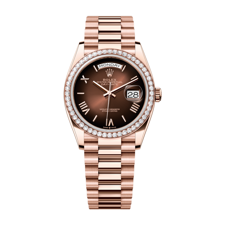 Rolex Day-Date 36 Brown Rose Gold 36mm