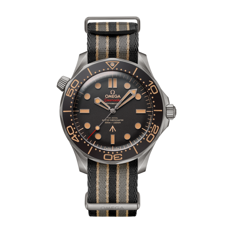 Omega "007 Edition" Seamaster Diver 300M Brown Titanium Fabric 42mm