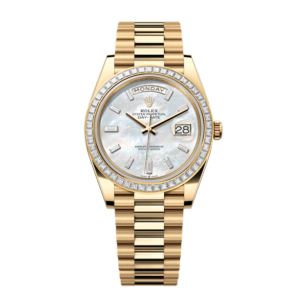 Rolex Day-Date 40 Mother of Pearl Yellow Gold 40mm