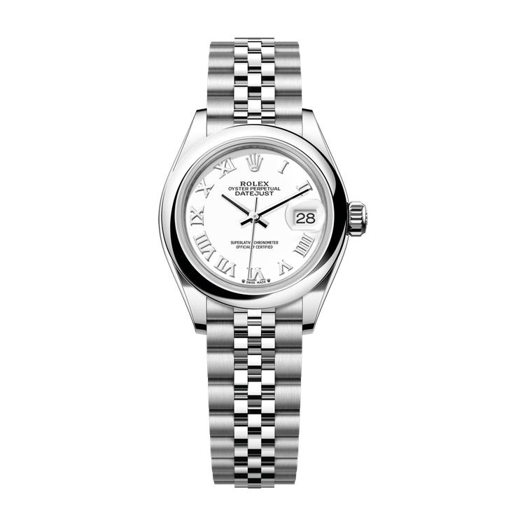 Rolex Lady-Datejust White Steel 28mm