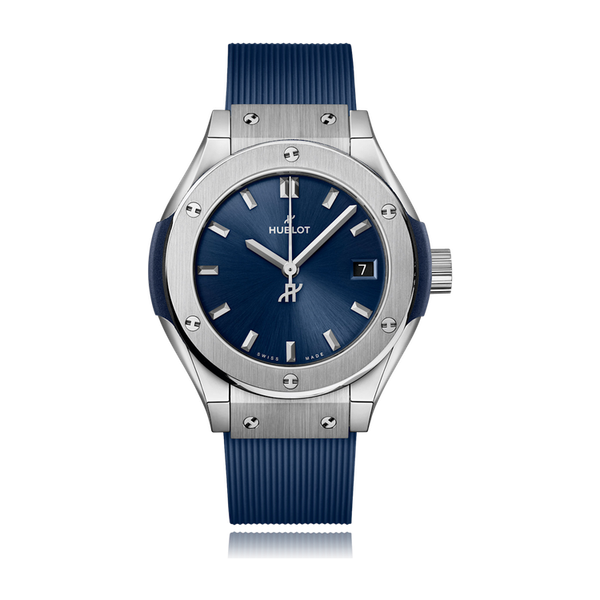Hublot Classic Fusion Blue Titanium Rubber 29mm