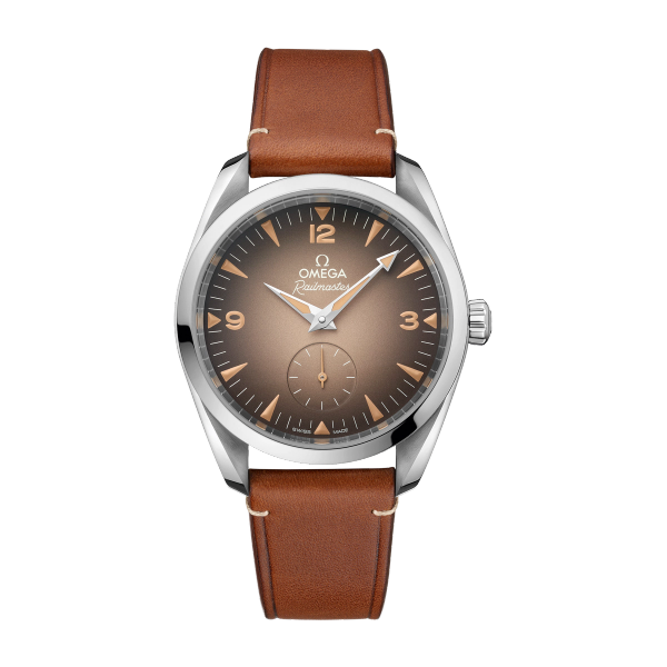 Omega Seamaster Railmaster Brown Steel Leather 38mm