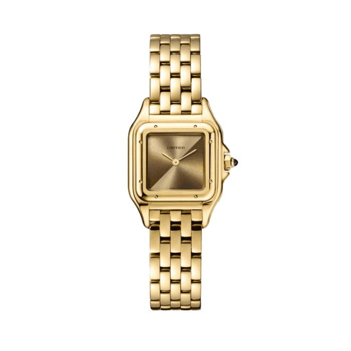 Cartier Panthère Small Chocolate Yellow Gold 30mm
