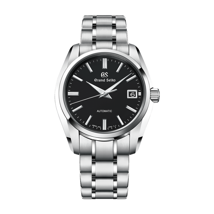 Grand Seiko Heritage Refined Essentials Black Steel Alligator Leather 40mm