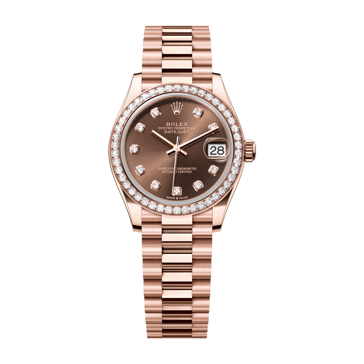 Rolex Datejust 31 Chocolate Rose Gold 31mm