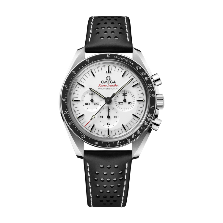 Omega Speedmaster Moonwatch Professional White Steel Leather 42mm